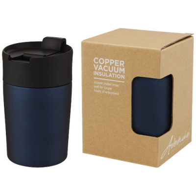 Picture of JETTA 180 ML COPPER VACUUM THERMAL INSULATED TUMBLER in Blue.