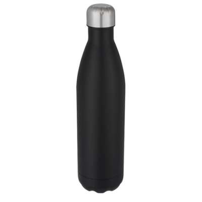 Picture of COVE 750 ML VACUUM THERMAL INSULATED STAINLESS STEEL METAL BOTTLE in Solid Black
