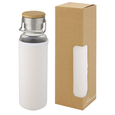 Picture of THOR 660 ML GLASS BOTTLE with Neoprene Sleeve in White