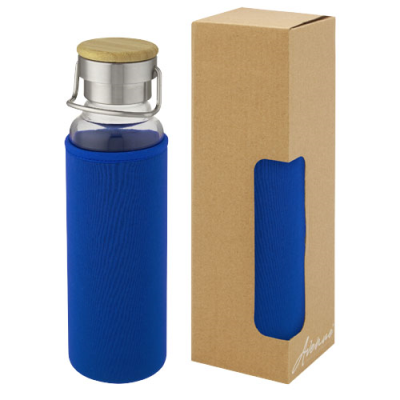 Picture of THOR 660 ML GLASS BOTTLE with Neoprene Sleeve in Blue