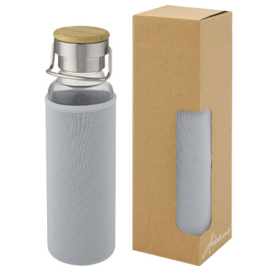Picture of THOR 660 ML GLASS BOTTLE with Neoprene Sleeve in Grey