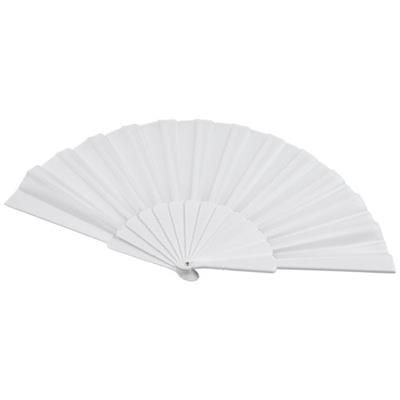 Picture of MAESTRAL FOLDING HANDFAN in Paper Box in White Solid
