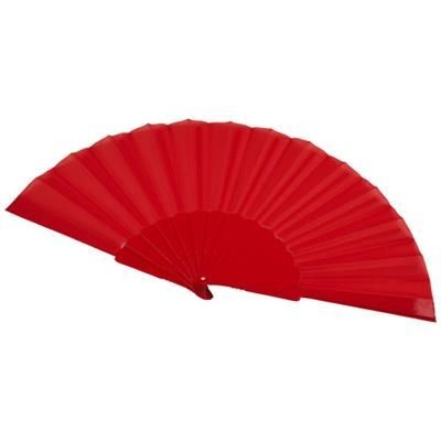 Picture of MAESTRAL FOLDING HANDFAN in Paper Box in Red