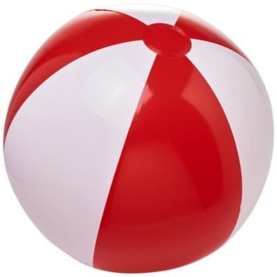 Picture of BORA SOLID BEACH BALL in Red-white Solid