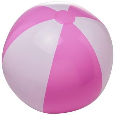 Picture of BORA SOLID BEACH BALL in Pink-white Solid