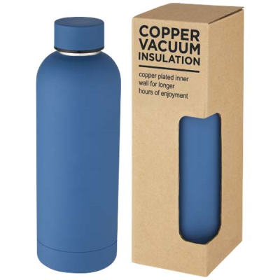 Picture of SPRING 500 ML COPPER VACUUM THERMAL INSULATED BOTTLE in Tech Blue