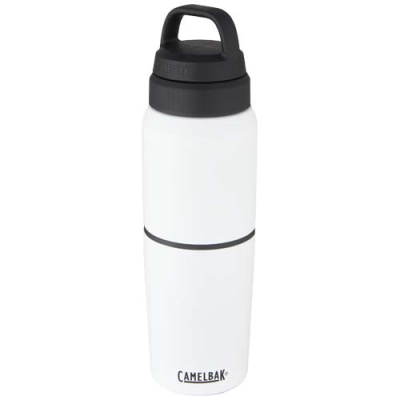 Picture of CAMELBAK® MULTIBEV VACUUM THERMAL INSULATED STAINLESS STEEL METAL 500 ML BOTTLE AND 350 ML CUP.
