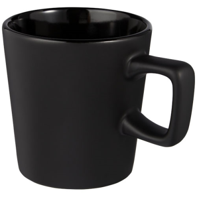 Picture of ROSS 280 ML CERAMIC POTTERY MUG in Matt Black.