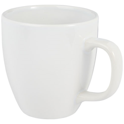 Picture of MONI 430 ML CERAMIC POTTERY MUG in White.