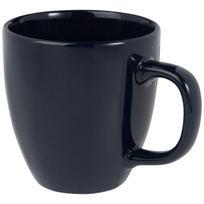 Picture of MONI 430 ML CERAMIC POTTERY MUG in Navy.