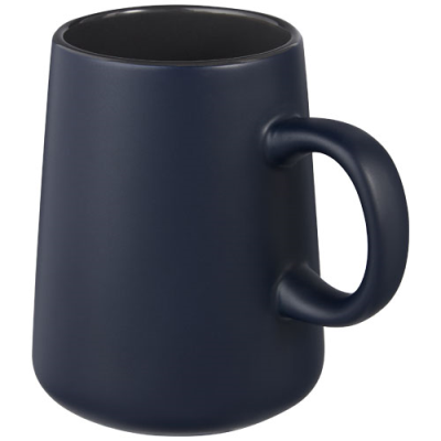 Picture of JOE 450 ML CERAMIC POTTERY MUG in Navy