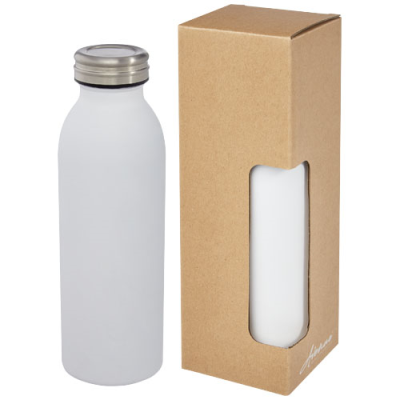 Picture of RITI 500 ML COPPER VACUUM THERMAL INSULATED BOTTLE in White.