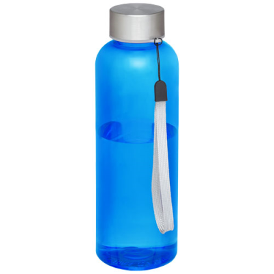 Picture of BODHI 500 ML RPET WATER BOTTLE in Clear Transparent Royal Blue.