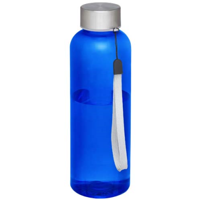 Picture of BODHI 500 ML RPET WATER BOTTLE in Clear Transparent Royal Blue.