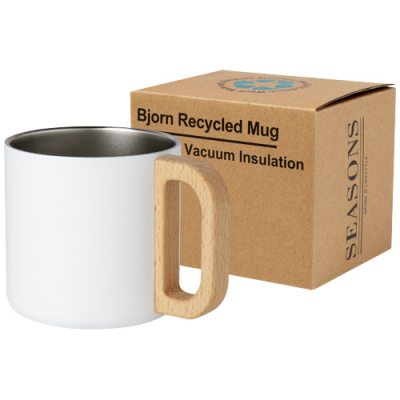 Picture of BJORN 360 ML RCS CERTIFIED RECYCLED STAINLESS STEEL METAL MUG with Copper Vacuum Insulation.