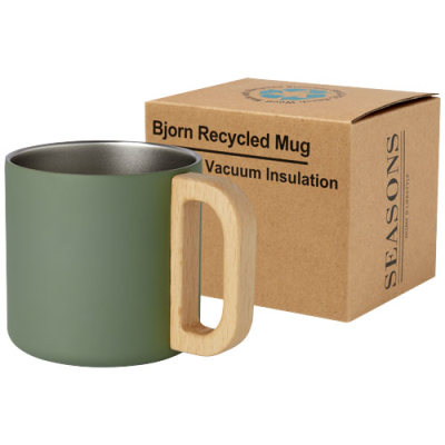 Picture of BJORN 360 ML RCS CERTIFIED RECYCLED STAINLESS STEEL METAL MUG with Copper Vacuum Insulation.