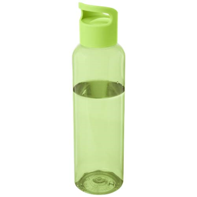 Picture of SKY 650 ML RECYCLED PLASTIC WATER BOTTLE in Green.