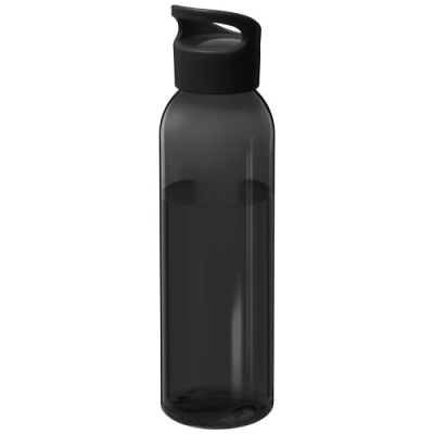 Picture of SKY 650 ML RECYCLED PLASTIC WATER BOTTLE in Solid Black