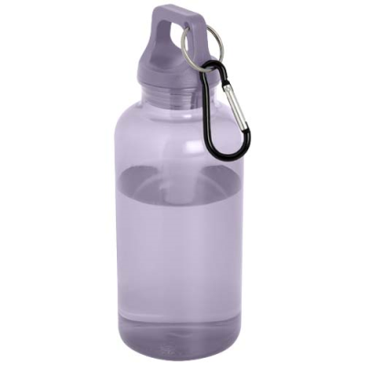 Picture of OREGON 400 ML RCS CERTIFIED RECYCLED PLASTIC WATER BOTTLE with Carabiner