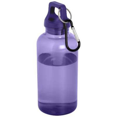 Picture of OREGON 400 ML RCS CERTIFIED RECYCLED PLASTIC WATER BOTTLE with Carabiner