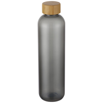 Picture of ZIGGS 1000 ML RECYCLED PLASTIC WATER BOTTLE in Charcoal.