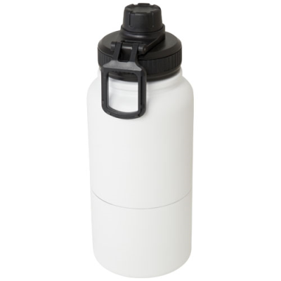 Picture of DUPECA 840 ML RCS CERTIFIED STAINLESS STEEL METAL THERMAL INSULATED SPORTS BOTTLE in White