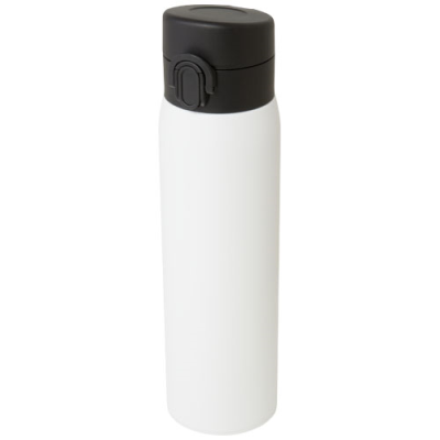Picture of SIKA 450 ML RCS CERTIFIED RECYCLED STAINLESS STEEL METAL THERMAL INSULATED FLASK in White