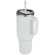 Picture of SYDNEY 1200 ML DOUBLE WALL COPPER VACUUM THERMAL INSULATED TUMBLER with Straw in White