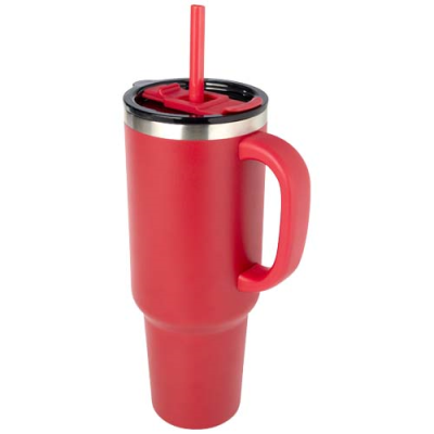 Picture of SYDNEY 1200 ML DOUBLE WALL RCS CERTIFIED COPPER VACUUM THERMAL INSULATED TUMBLER with Straw