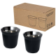 Picture of DUO 80 ML RCS CERTIFIED STAINLESS STEEL METAL ESPRESSO CUP SET 
