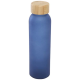 Picture of LUME 500 ML MATTE SODA LIME GLASS BOTTLE with Bamboo Lid 