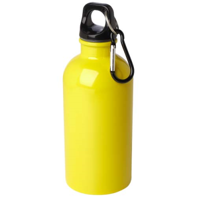Picture of OREGON 400 ML RCS CERTIFIED SINGLE WALL STAINLESS STEEL METAL WATER BOTTLE with Carabiner