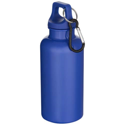 Picture of OREGON 400 ML SOLID COLOUR RCS RECYCLED PLASTIC WATER BOTTLE with Carabiner