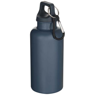Picture of OREGON 400 ML SOLID COLOUR RCS RECYCLED PLASTIC WATER BOTTLE with Carabiner
