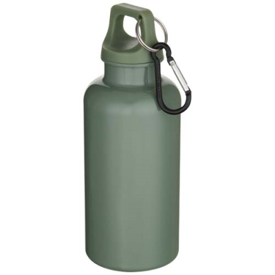 Picture of OREGON 400 ML SOLID COLOUR RCS RECYCLED PLASTIC WATER BOTTLE with Carabiner