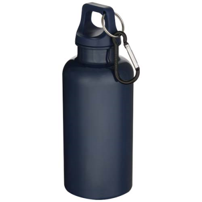 Picture of OREGON 400 ML SOLID COLOUR RCS RECYCLED PLASTIC WATER BOTTLE with Carabiner