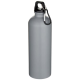 Picture of OREGON 750 ML MATTE RCS RECYCLED SINGLE WALL STAINLESS STEEL METAL WATER BOTTLE with Carabiner