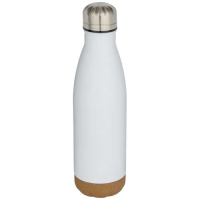 Picture of COVE 500 ML DOUBLE WALL INSULATED STAINLESS STEEL METAL WATER BOTTLE with Cork Details.