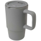 Picture of CARTER 450 ML CERAMIC POTTERY MUG with Plastic Lid