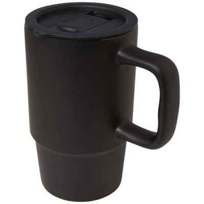 Picture of CARTER 450 ML CERAMIC POTTERY MUG with Plastic Lid