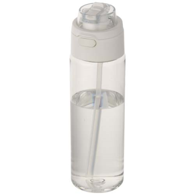 Picture of THERON 700 ML RCS RECYCLED PLASTIC WATER BOTTLE with Dual Function Lid & Flip Straw