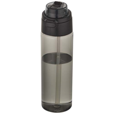 Picture of THERON 700 ML RCS RECYCLED PLASTIC WATER BOTTLE with Dual Function Lid & Flip Straw