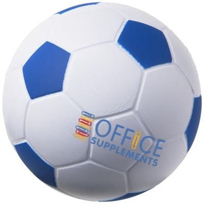 Picture of FOOTBALL STRESS RELIEVER in White Solid-royal Blue