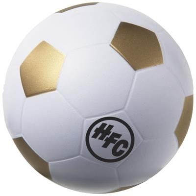 Picture of FOOTBALL STRESS RELIEVER in White Solid-gold