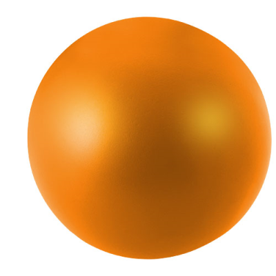 Picture of COOL ROUND STRESS RELIEVER in Orange.