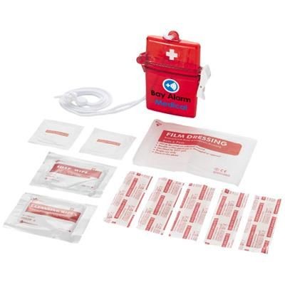 Picture of HASTE 10-PIECE FIRST AID KIT in Red