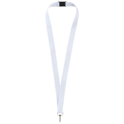 Picture of LAGO LANYARD with Break-away Closure in White Solid