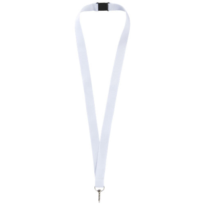 Picture of LAGO LANYARD with Break-Away Closure in White.