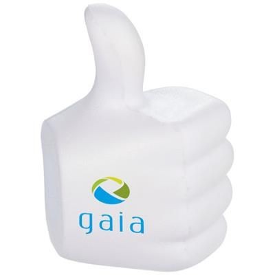 Picture of THUMBS-UP STRESS RELIEVER in White Solid