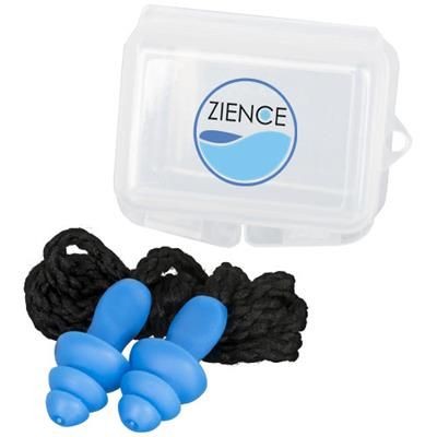 Picture of BAZZ REUSABLE NOISE REDUCTION EAR PLUGS in Case in Royal Blue